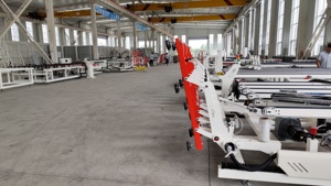 Macchina per la produzione di vetro temprato ad alta velocità per lo scarico di un nuovo sistema di produzione di componenti della pompa del motore - Product Image 4