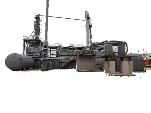 مصنع تقطير مخلفات التنقية للزيت الخام لتحويلها من زيت الهيدروليك إلى ديزل مصنع تقطير