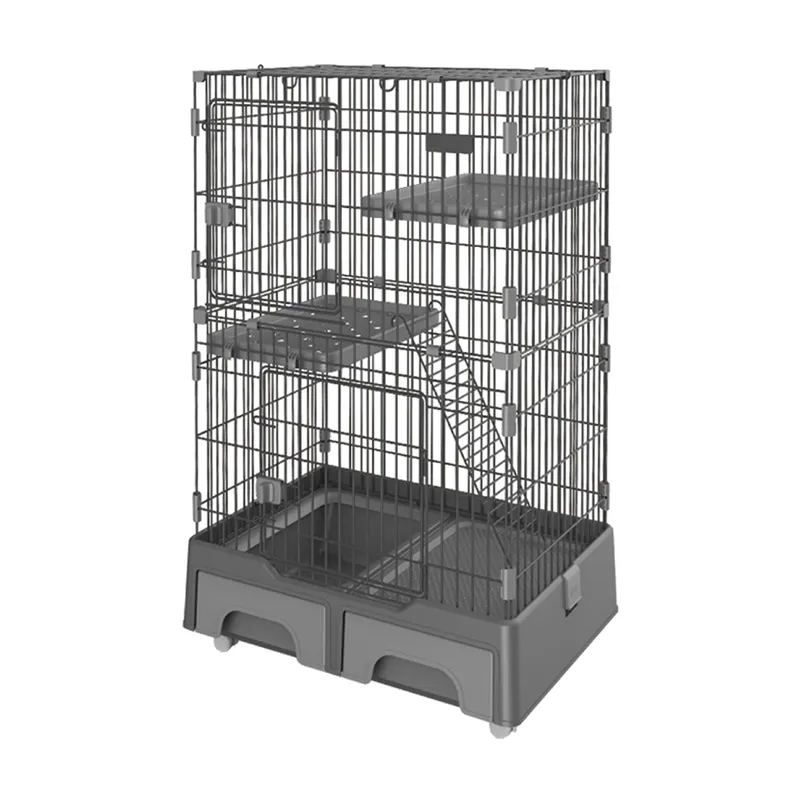 Emily pets big Hot selling metal kennel mesh folding stainless steel cat dog animal cage