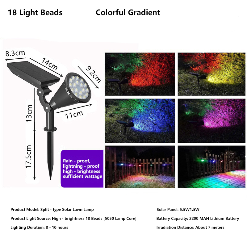 Faretto 18LED - Luce colorata