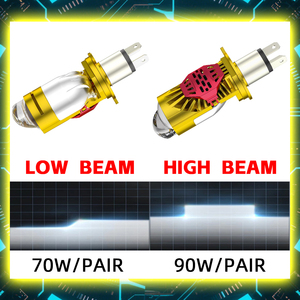DGLS M01j高低ビーム70W/90W 3570 <span class=keywords><strong>CSP</strong></span> H4ミニ<span class=keywords><strong>LED</strong></span>レンズプロジェクタープラグアンドプレイ車H4 <span class=keywords><strong>LED</strong></span>ヘッドライトプロジェクター