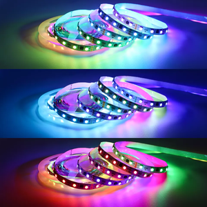 Hochwertiges RGB-Licht WS2811 LED-Streifen ws2811 DC12v 24V 10mm adressierbarer Pixel-LED-Licht regler Smart Programmable - Product Image 1