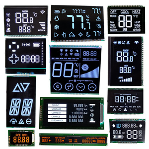 30 años de pantalla LCD personalizada barata pantalla táctil LCD de 7 segmentos pantalla LCD personalizada para temperatura y humedad