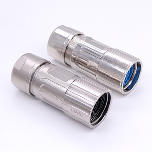 12 4-Pin M23 Stainless Steel M8 Model IP67 Waterproof <strong>LED</strong> Connectors Copper Contact Material for Power <strong>PCB</strong> Applications - Product Image 4