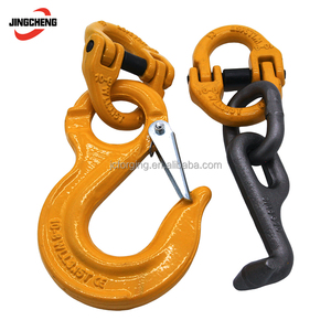 10mm 20mm 32mm G80 mắt Sling móc với chốt cho chuỗi cáp treo Châu Âu loại clevis tự khóa móc - Product Image 3