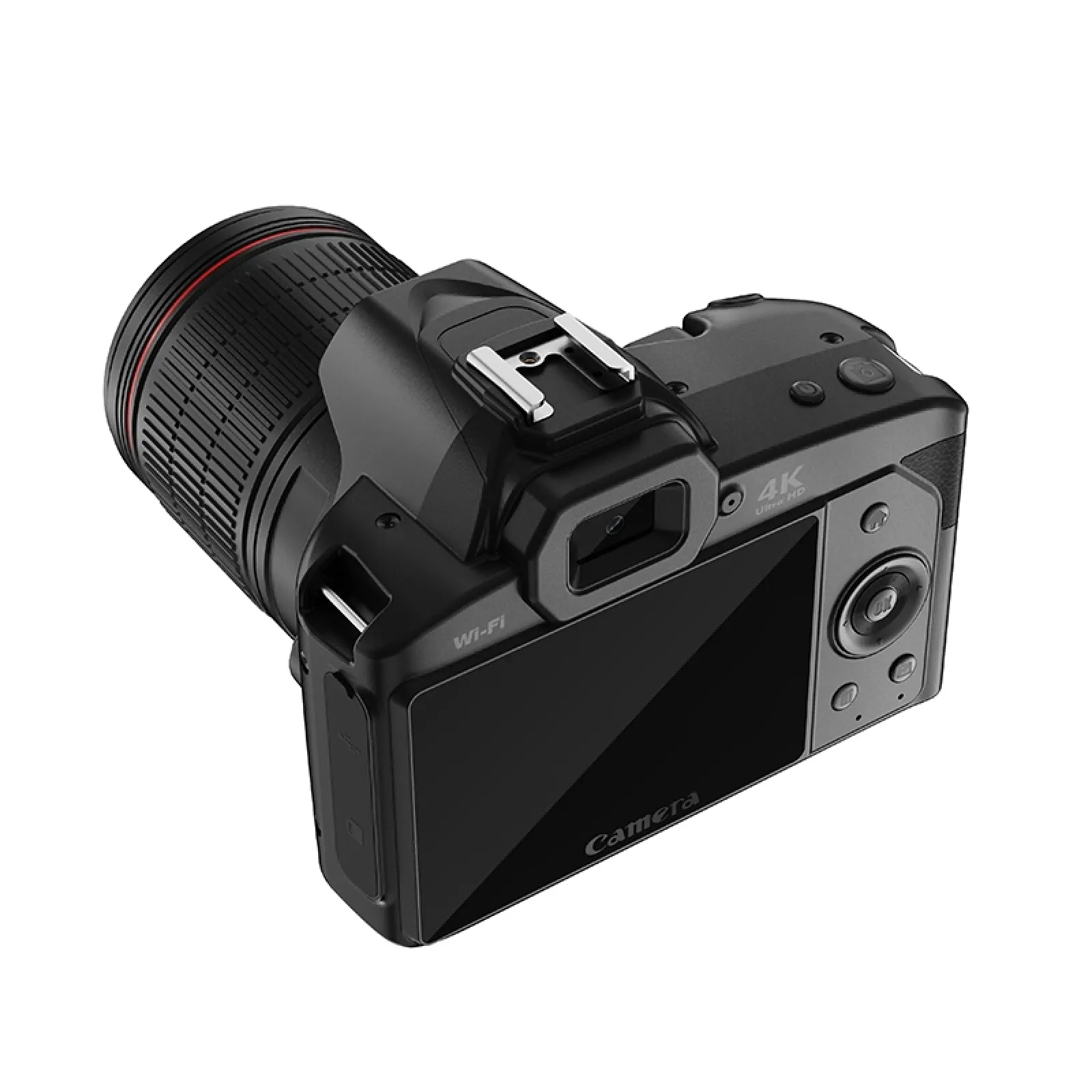 4K Dual-camera Night Vision 64 Million Pixel High-definition WIFI Digital Camera with Light Lens Mic Bracket Dual-camera