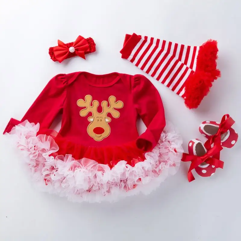 Vente en gros de grenouillères pour bébé fille, vêtements rouges pour nouveau-né, pull, grenouillère à manches longues pour bébé