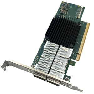 Scheda di interfaccia di rete Ethernet PCIe 3.0x16 doppia porta 200 Gb/s QSFP56 ConnectX-6 VPI serie Mellanox MCX654106A-HCAT - Product Image 4