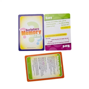 Free Sample Bible Scripture Cards Print Flash Cards Game Custom Printing God's Word FlashCard for Christians - Product Image 5