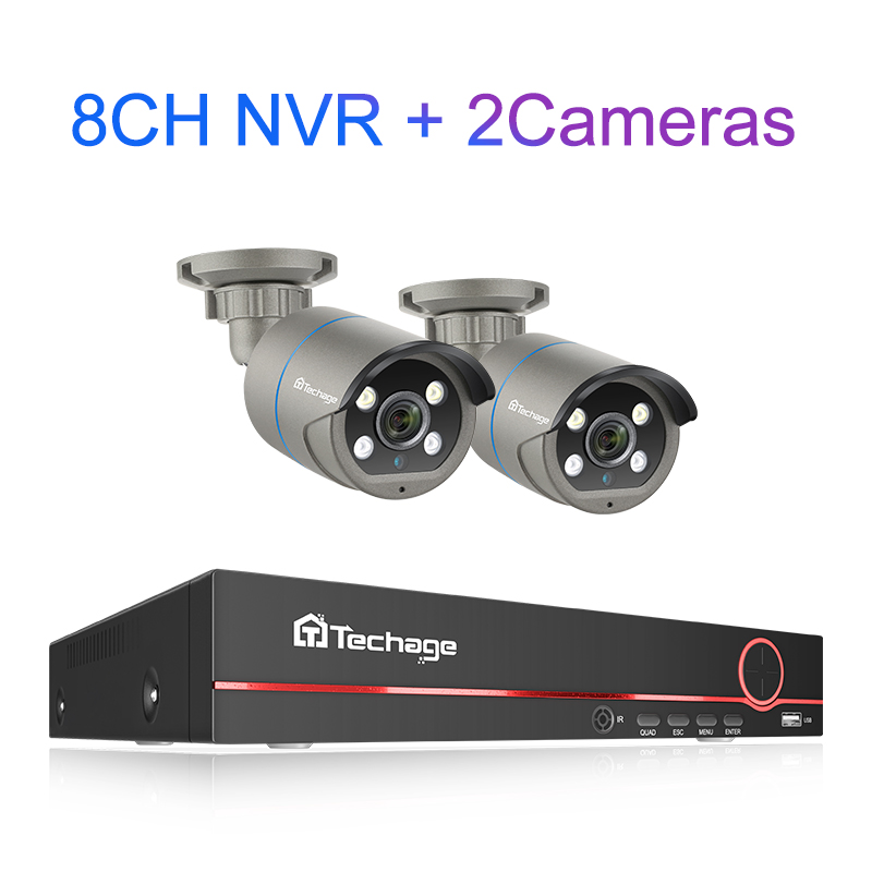 Caméra NVR 8CH 2 pièces