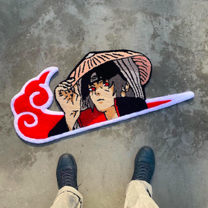 Preço competitivo personagem imagem padrão tapete personalizado luxo acrílico tapete mão adornado tapetes