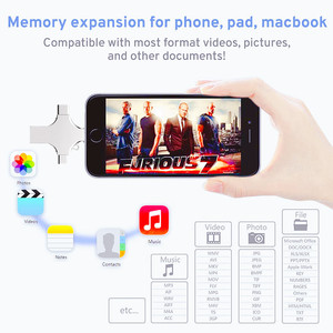 适用于iOS/Android/PC的4合1 OTG USB闪存驱动器C型笔式驱动器128gb 64gb 32gb 16gb 8GB cle usb 3.0驱动器 - Product Image 5