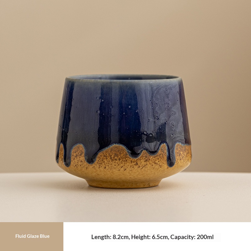 Flowing Glazed Blue