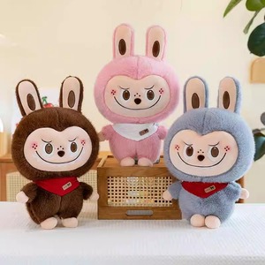 Cartoon Labubu <strong>Plush</strong> Toy Labubu <strong>Plush</strong> Throw Pillow Creative Bubble Mart Doll Series with Many Styles <strong>Plush</strong> Toy - Product Image 4