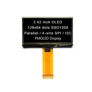 2.42 pollici 128x64 OLED Display bianco monocromatico OLED modulo schermo SPI I2C IIC interfaccia parallela 24pin SSD1309 Driver - Product Image 1
