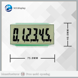 Su misura JXD141 7 segmento Display HTN Grey positivo sei-otto segmento moduli LCD a buon mercato schermo LCD - Product Image 4