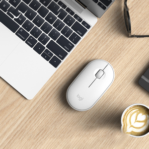 Logitech Pebble M350 simpatico Mouse Wireless con Bt USB Silent Slim Quiet Click Mouse per Computer