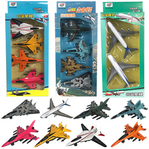 Mini Airplane Military Fighter Simulation Pull Back Airplane Model Children's Simulation Alloy Airplane <strong>Toy</strong> - Product Image 2