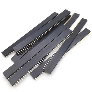 40 Pin 1x40 einreihig Stecker und Buchse 1,27 Break able Pin Header PCB JST-Anschluss leiste für Arduino Black - Product Image 2