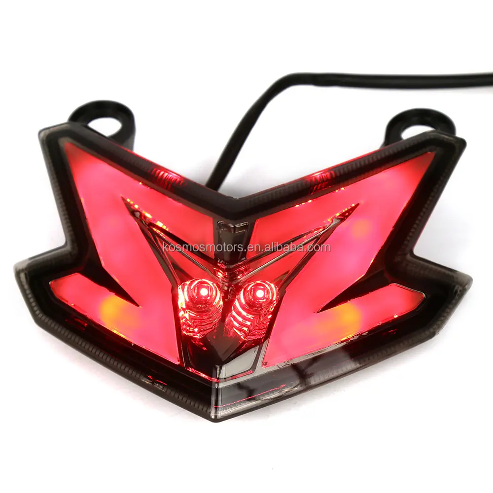 Motorfiets Wijzigen Onderdelen Led Licht Autobike Stoplamp Motor Achterlicht Met Richtingaanwijzer Lamp Voor Kawasaki Z125 Z800