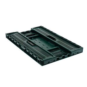 สไตล์ตาข่ายการเกษตรภาชนะพับได้กล่องเก็บพับได้ผักผลไม้ลังพลาสติกพับได้ - Product Image 1