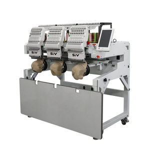 SIV Commercial Hat Embroidery <strong>Machine</strong> Three Head <strong>Computer</strong> Controlled New Products Custom Worktable Size Automatic - Product Image 1