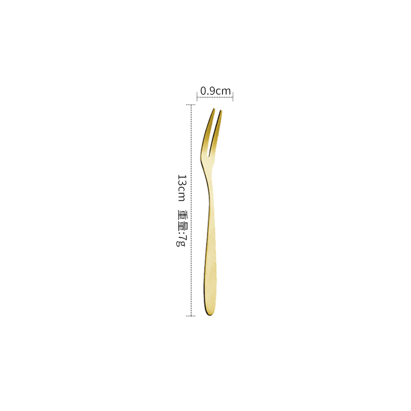 Golden fork