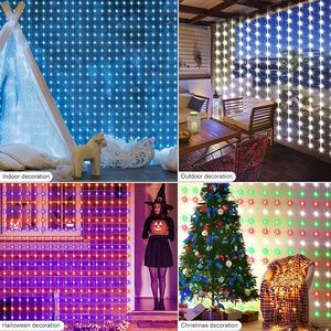 App-Controlled Smart RGB Pixel Addressable Curtain Lights <strong>Programmable</strong> Outdoor Christmas Decorations Mini <strong>String</strong> Lights IP65 - Product Image 4