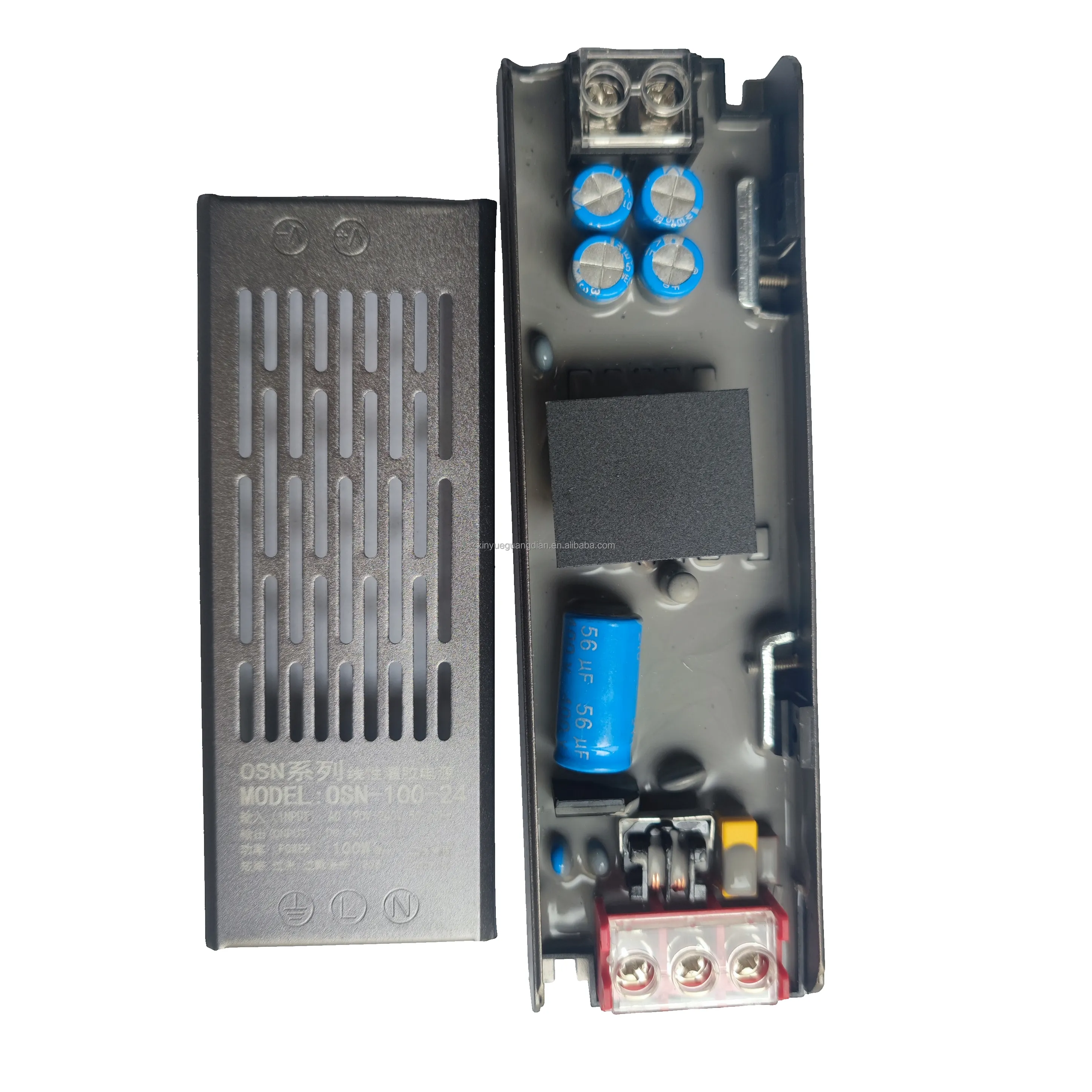 Tùy CHỈNH 60W AC 180-240V DC12V 24V 36V 48V không thấm nước chống cháy bán điền keo dẫn chuyển mạch cung cấp điện cho dải dẫn