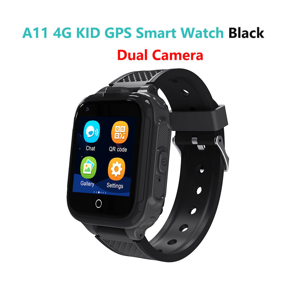 black A11-4g-gps-KID-SMART-WATCH