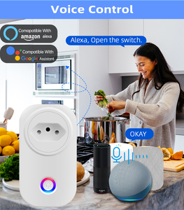 Glomarket Tuya akıllı yaşam App kontrol ev kullanımı akıllı soket abd standart akıllı fiş Wifi soket - Product Image 4