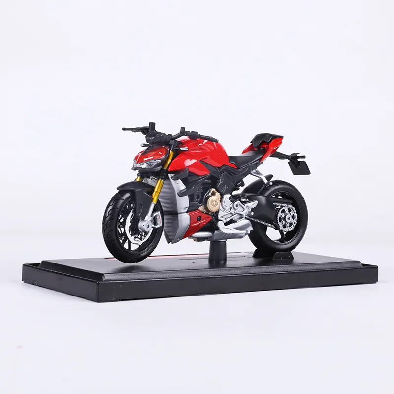 Coche de juguete de carreras de motos Ducati V4 S, Maisto 1 18, gran oferta de simulación