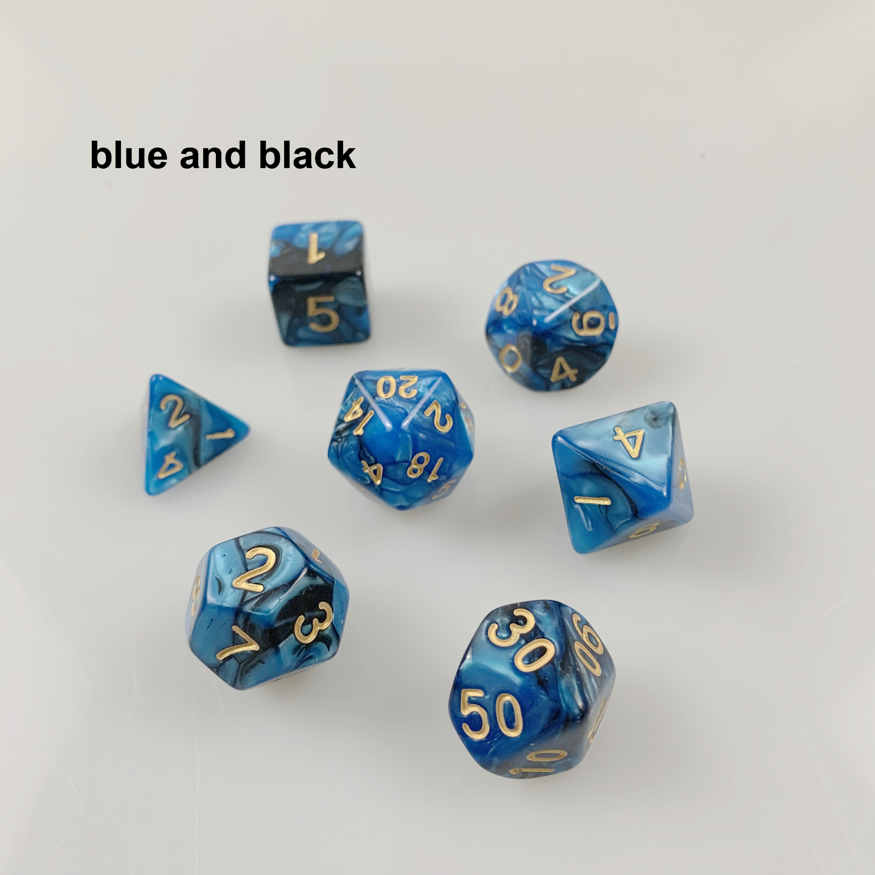 Bleu et noir