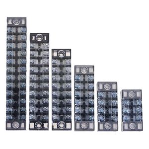 Bloque de terminales de tornillo de tira de doble fila conector de cable de placa de cableado fijo TB-1503/TB-1506 15A TB-2503/TB2506 25A - Product Image 2