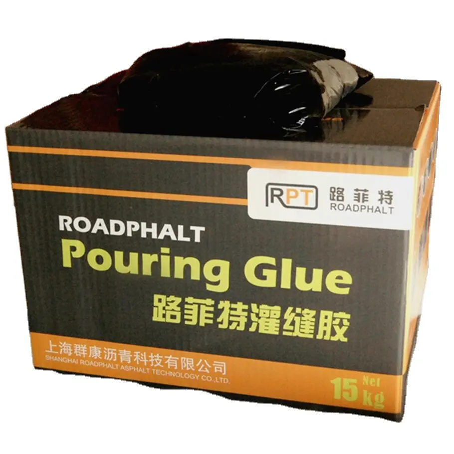 Roadphalt rubberized hot melt bitumen crack filler