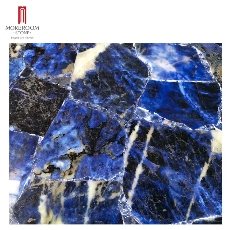 Brasile blu pietra di marmo prezzo sodalite retroilluminato pietra
