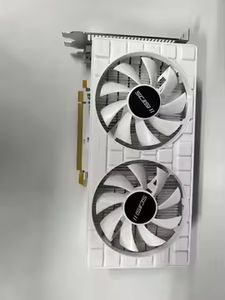 RX 580 GPU untuk PC Gaming AMD Radeon RX580 8G GDDR5, kartu grafis DVI DP Output 256 Bit, kipas memori PCI Express - Product Image 2