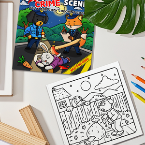 Detective Crime Drawing <strong>Book</strong> Adorable Mystery Scenes Drawing <strong>Book</strong> Creative Puzzle Solving Drawing <strong>Book</strong> for Kids - Product Image 4