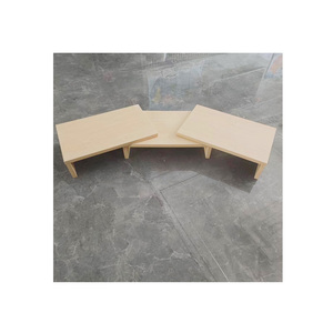 Soporte elevador de madera para monitor, soporte de pantalla ajustable para computadora portátil/TV/ PC, organizador de escritorio multifuncional - Product Image 1