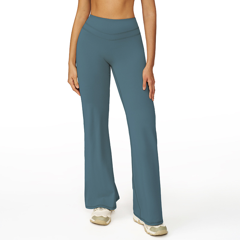 Legging évasé bleu cosmique