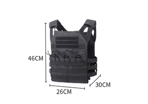 Jsh Áo vest chiến thuật chống mài mòn đa năng ngoài trời cho nam đồng phục an ninh áo bảo vệ cắm trại chalecos tactico - Product Image 2