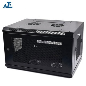 AZE 19英寸壁挂式网络机柜4U 6U 8U 9U 12U 13U 15U 18U组装迷你服务器机箱电信DDF数据机架机箱 - Product Image 1