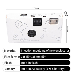 Toplu sipariş 35mm Film kamera özel Logo tek kullanımlık dijital bir kez flaş ile fotoğraf kamerası kullanın - Product Image 4