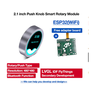 ESP32 S3 1,5 Zoll 466*466 IPS TFT LCD-Touchscreen Rundes Display WiFi/BLE LVGL & Arduino Support Drehknopf schalter modul - Product Image 2