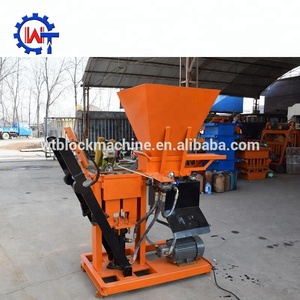 Máquina de fabricación de ladrillos entrelazados de construcción común práctica, máquina de bloques semiautomática - Product Image 6
