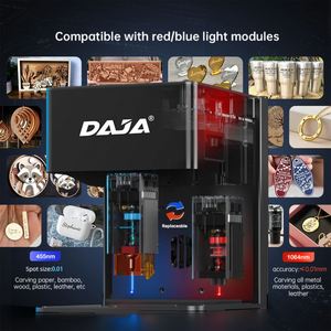 DAJA Mini DJ6 Pro 5W/10W/1W çin lazer denetleyici oyma makinesi ve cam bardak kumaş kimliği için Mini kesici araba - Product Image 5