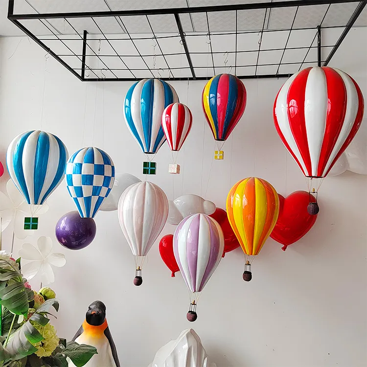Balões de exibição de janela de loja de férias, balões de design visual, fabricante de balões de ar quente, decorações