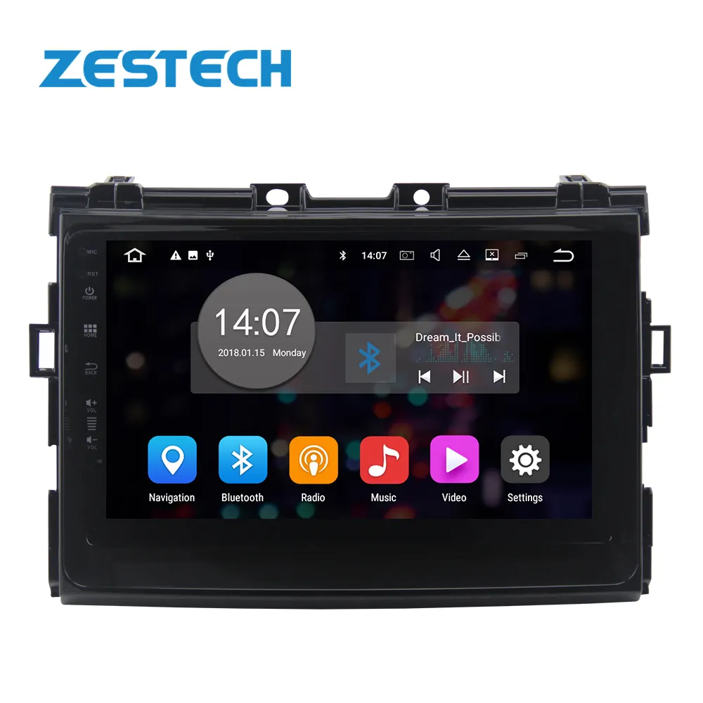 Système audio de voiture pour Toyota land cruiser prado tx 120 audio écran tactile système dvd gps avec autoradio/vidéo, BT MUSIQUE à LA TÉLÉVISION