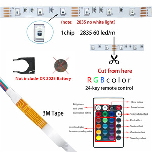 高品質5M Ip20 Ip60屋外スマートRGB LEDストリップライトリモコン付き - Product Image 2
