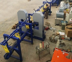 Automatic Log Cutting Twin Blade Sawmill Vertical Band Double Cut <strong>Saw</strong> Vertical Bandsaw Price - Product Image 4